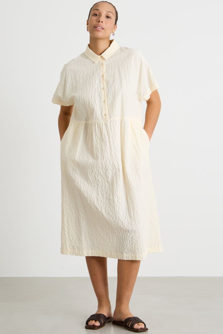 Loose-fit poplin dress Intrend - 2