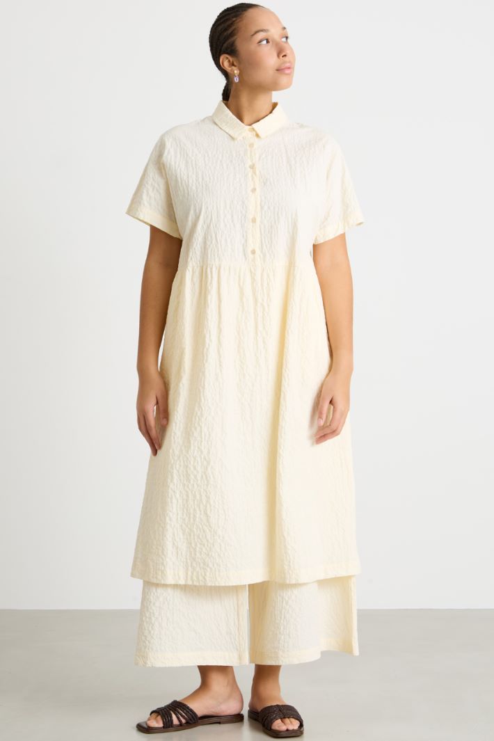 Loose-fit poplin dress Intrend