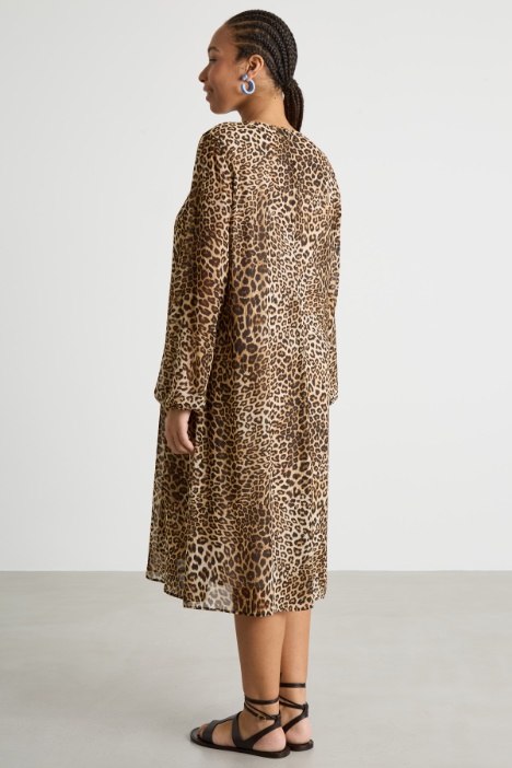 Abito in georgette stampato