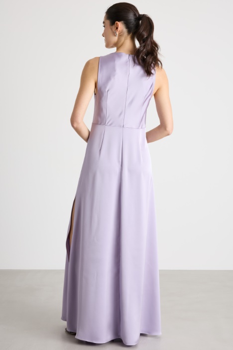Maxi dress in raso