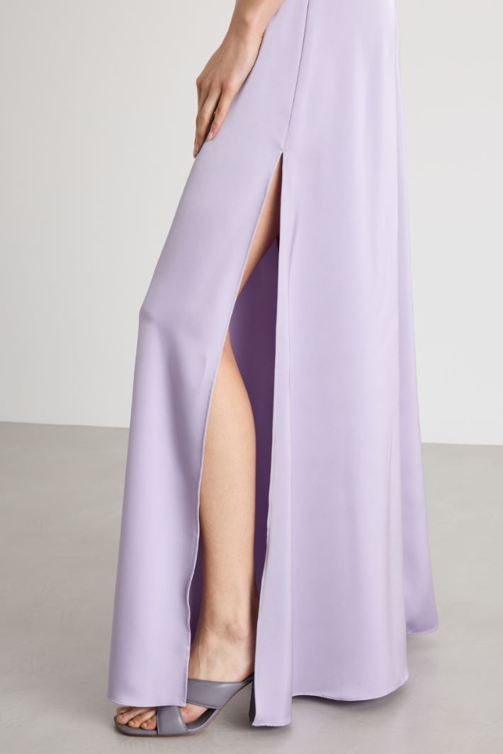 Maxi dress in raso Intrend - 3