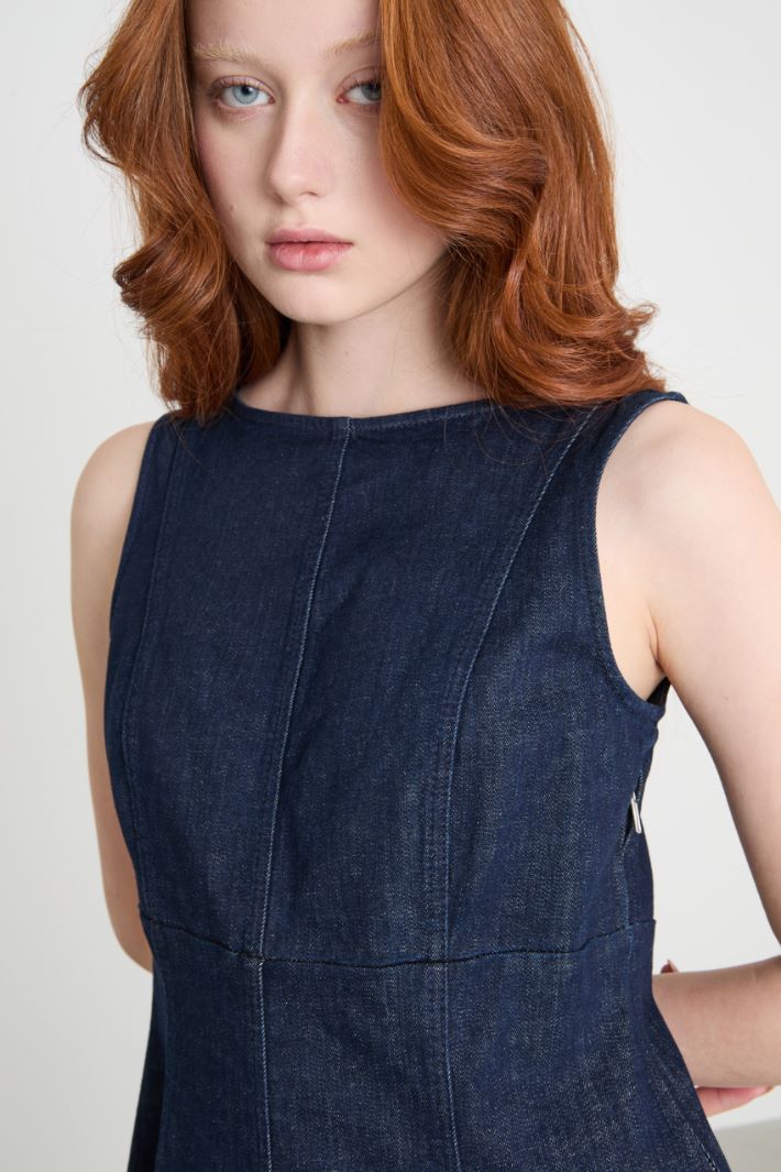 Abito corto in jeans Intrend - 3