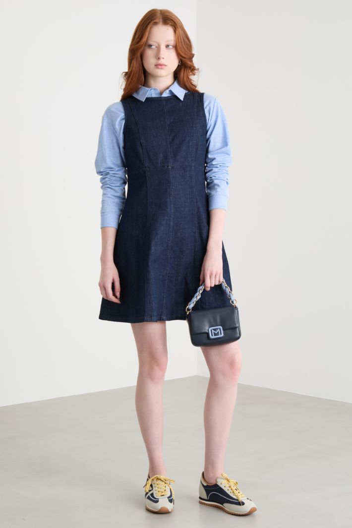 Abito corto in jeans Intrend