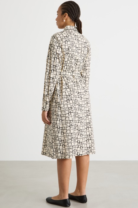 Abito chemisier in popeline