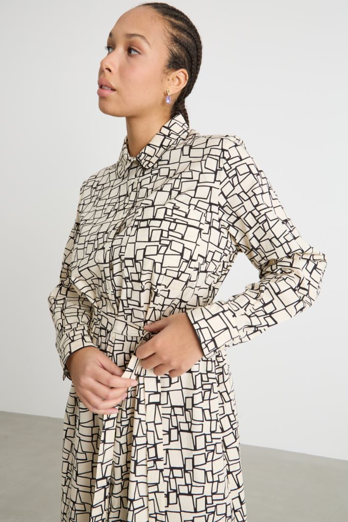 Poplin shirt dress Intrend - 3