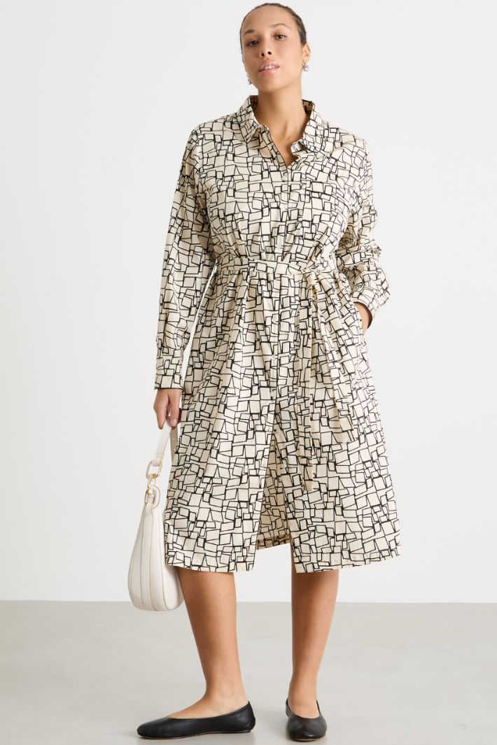 Poplin shirt dress Intrend
