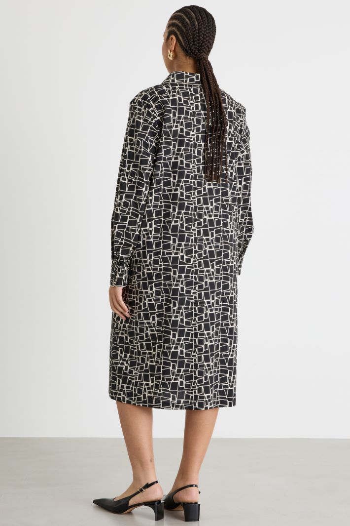 Abito chemisier in popeline Intrend - 4