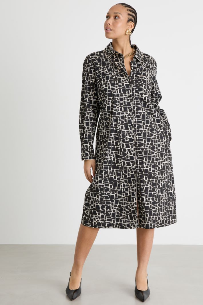 Abito chemisier in popeline Intrend - 2