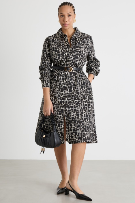 Abito chemisier in popeline Intrend