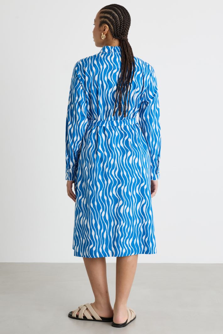 Abito chemisier in popeline Intrend - 4