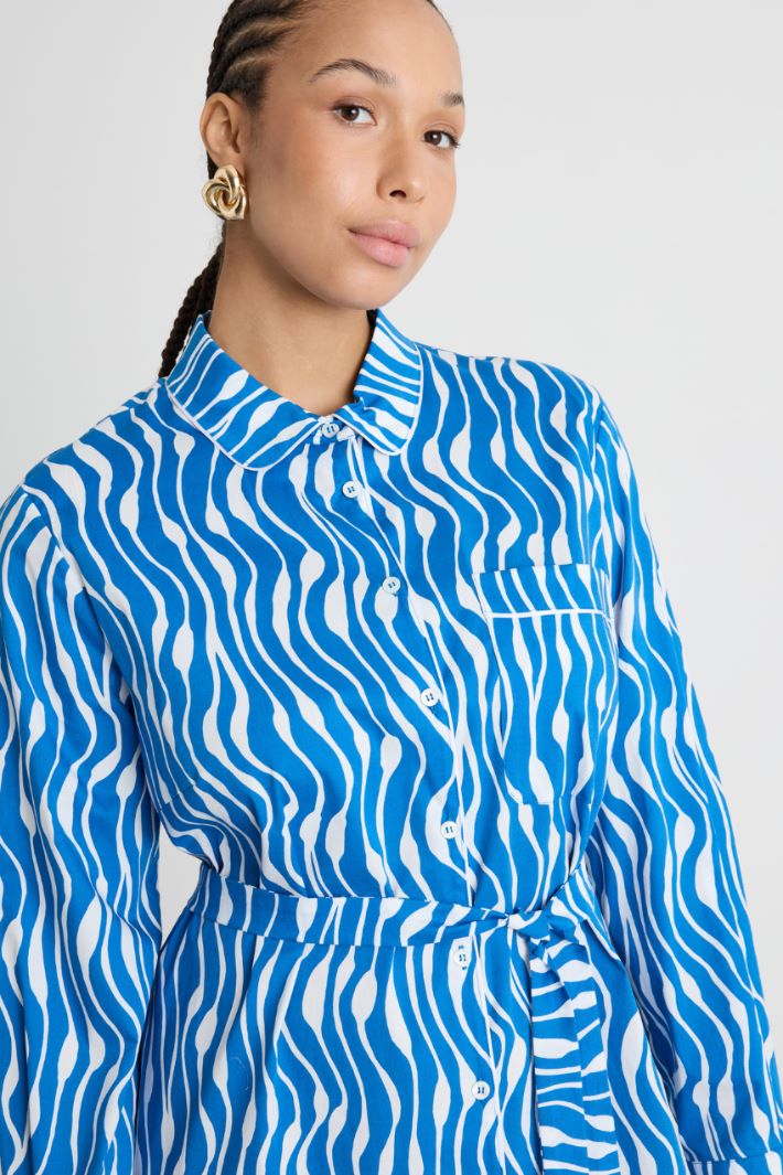 Abito chemisier in popeline Intrend - 3