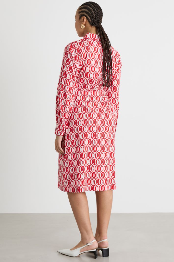 Abito chemisier in popeline Intrend - 4