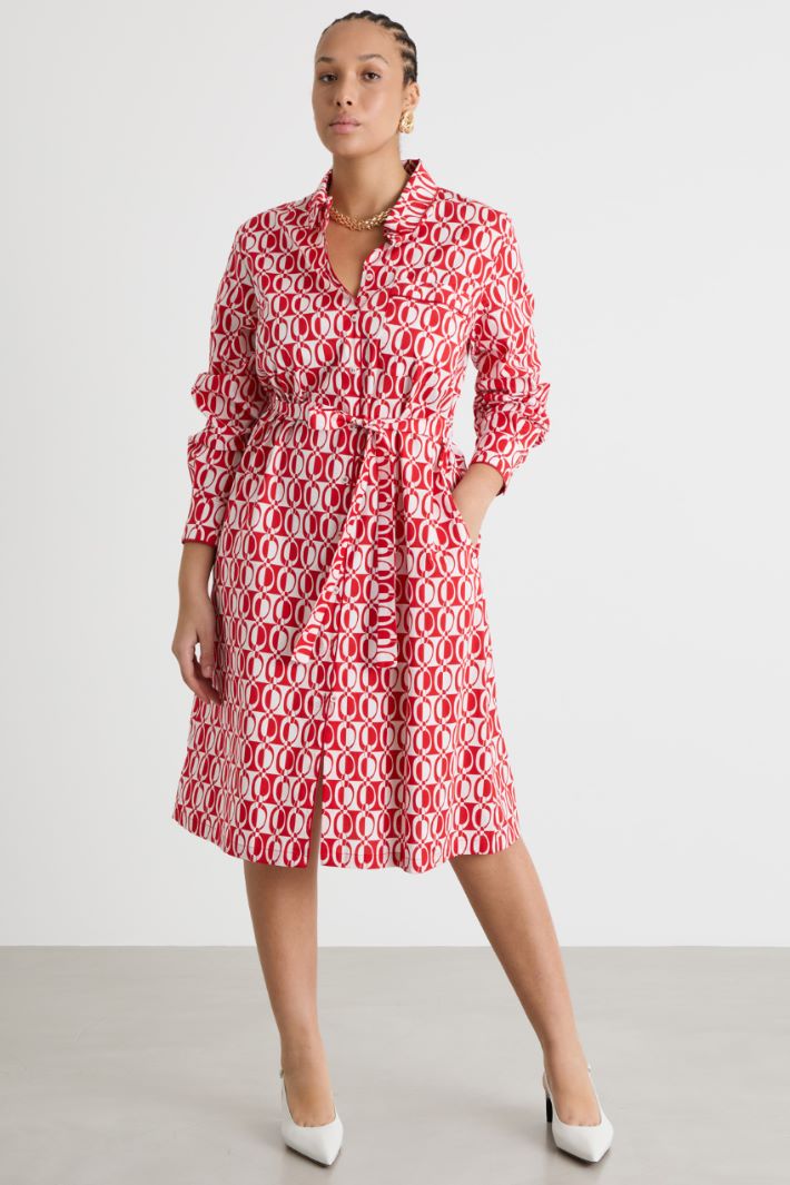 Abito chemisier in popeline Intrend - 2