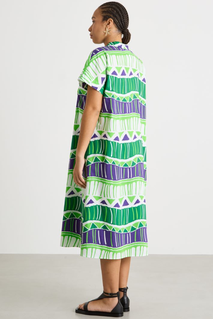 Poplin shirt dress Intrend - 4