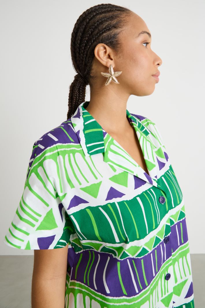 Poplin shirt dress Intrend - 3