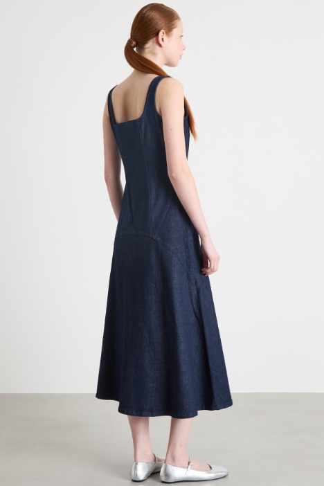 Abito midi in jeans