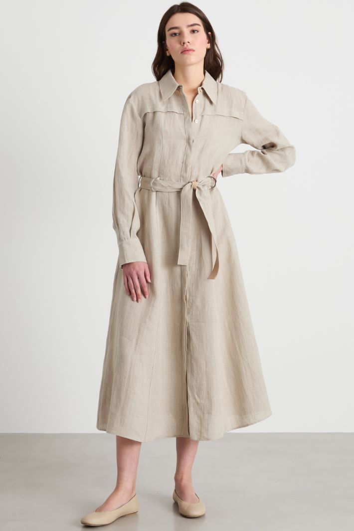 Linen shirt dress Intrend - 2