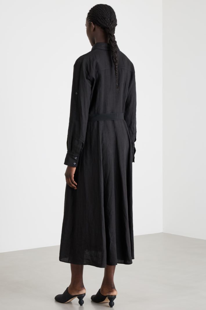 Linen shirt dress Intrend - 4