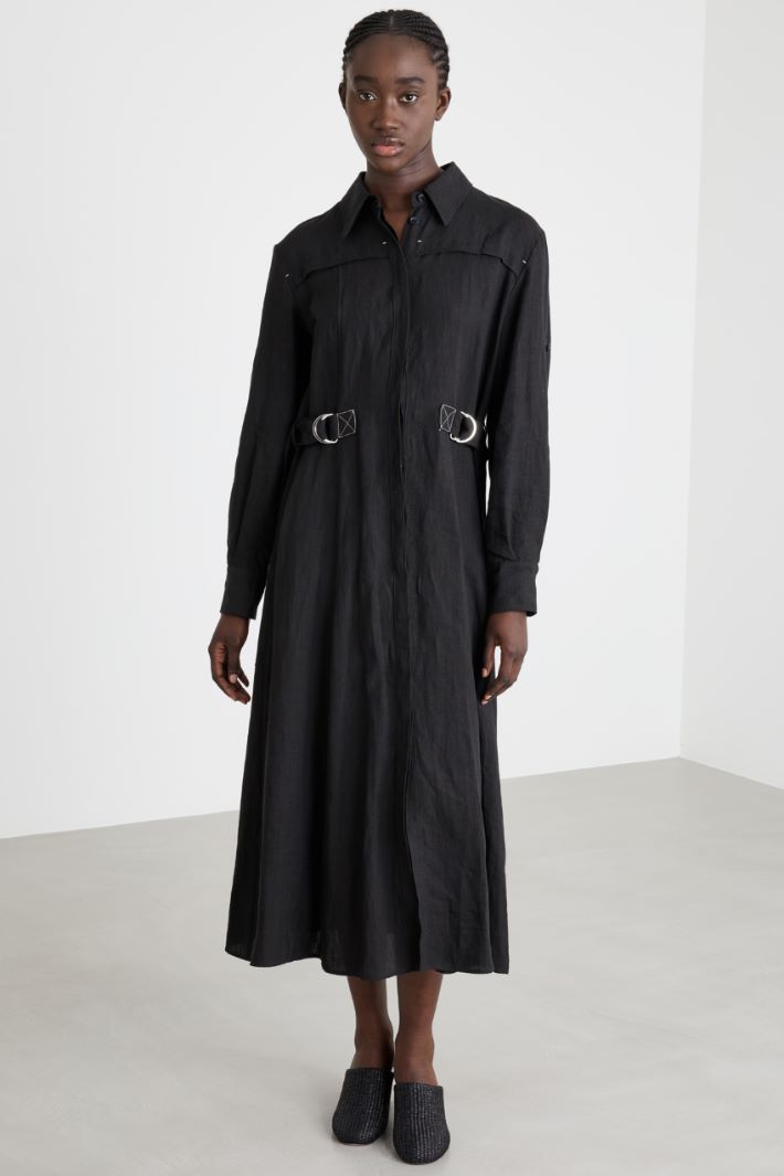 Linen shirt dress Intrend - 2