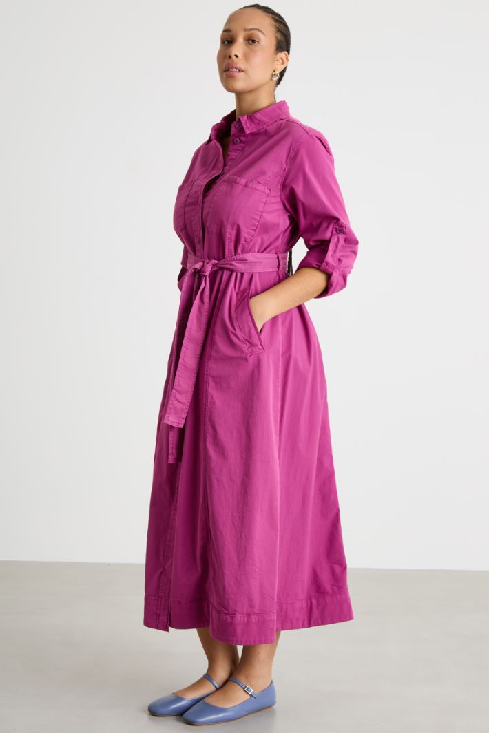 Gabardine shirt dress Intrend - 2