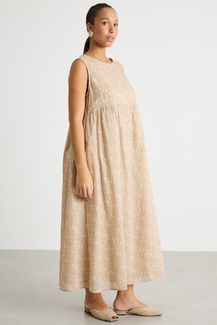 Printed muslin maxi dress Intrend - 2