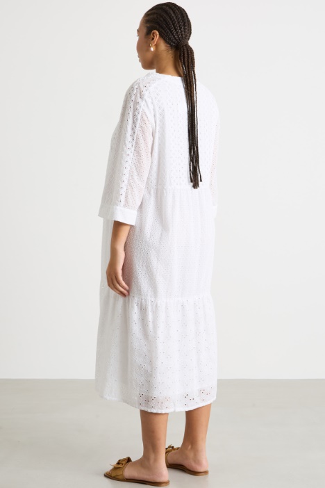 Abito chemisier in sangallo