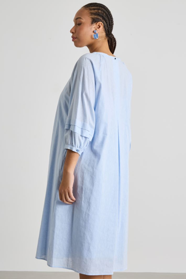 Wide canvas dress Intrend - 4