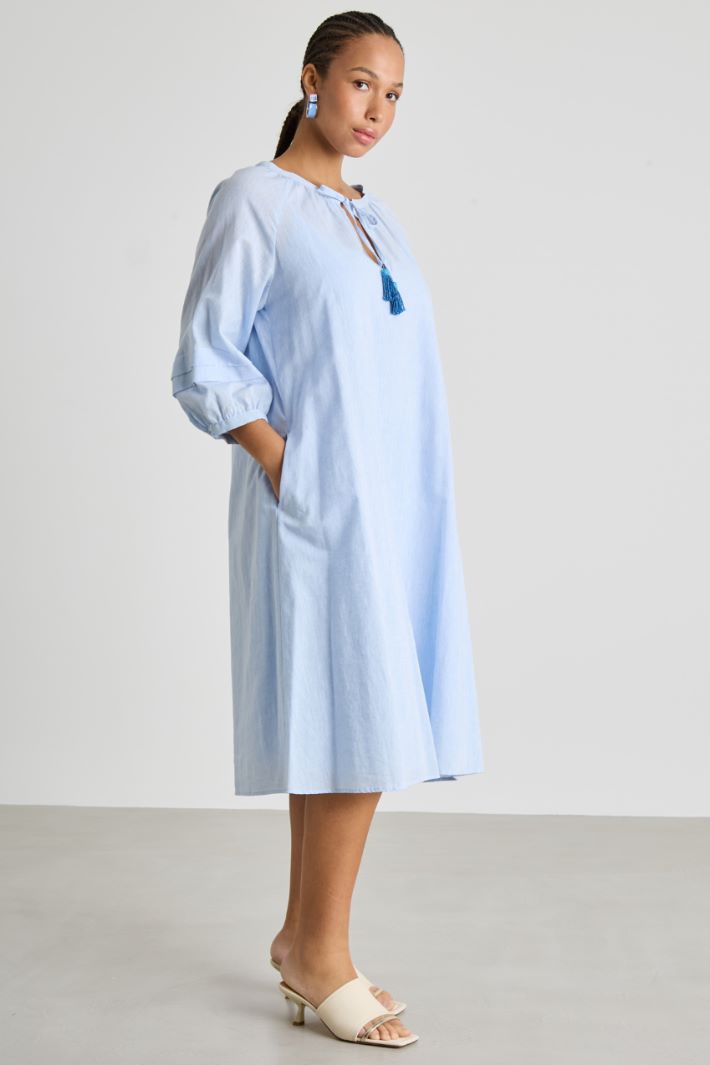 Wide canvas dress Intrend - 2