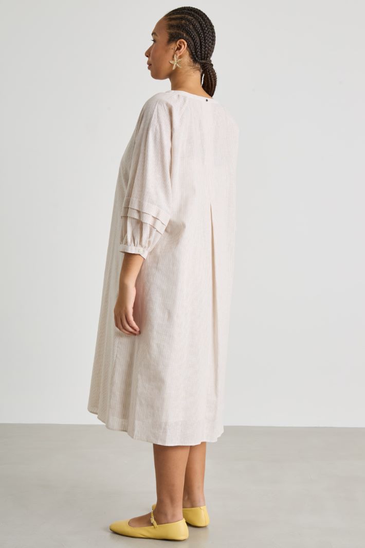 Wide canvas dress Intrend - 4