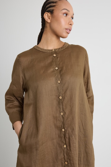 Abito chemisier con sottoveste