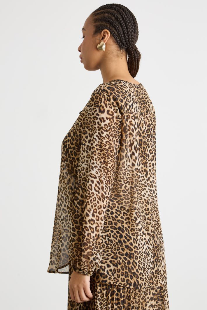 Blusa in georgette Intrend - 4