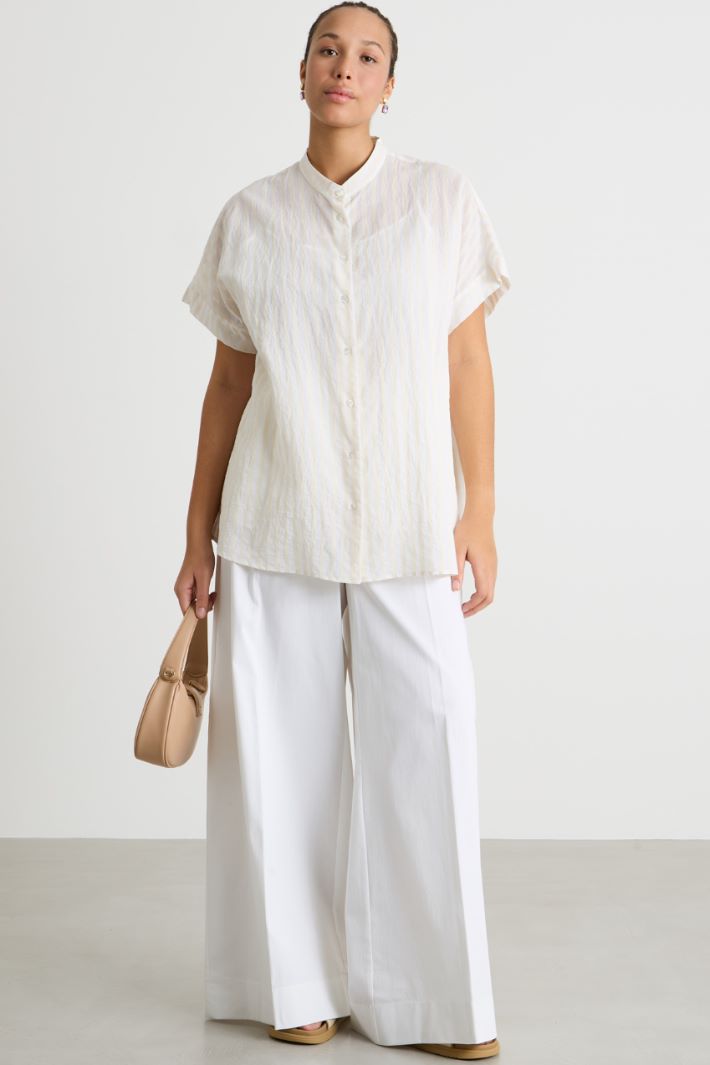 Camicia ampia in organza Intrend