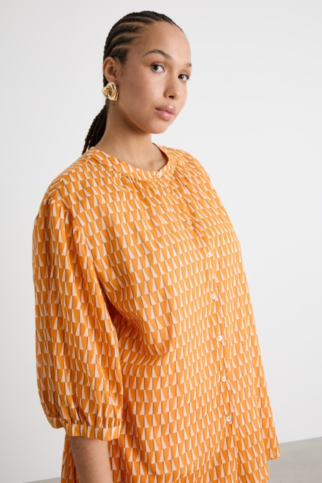 Camicia in voile con top