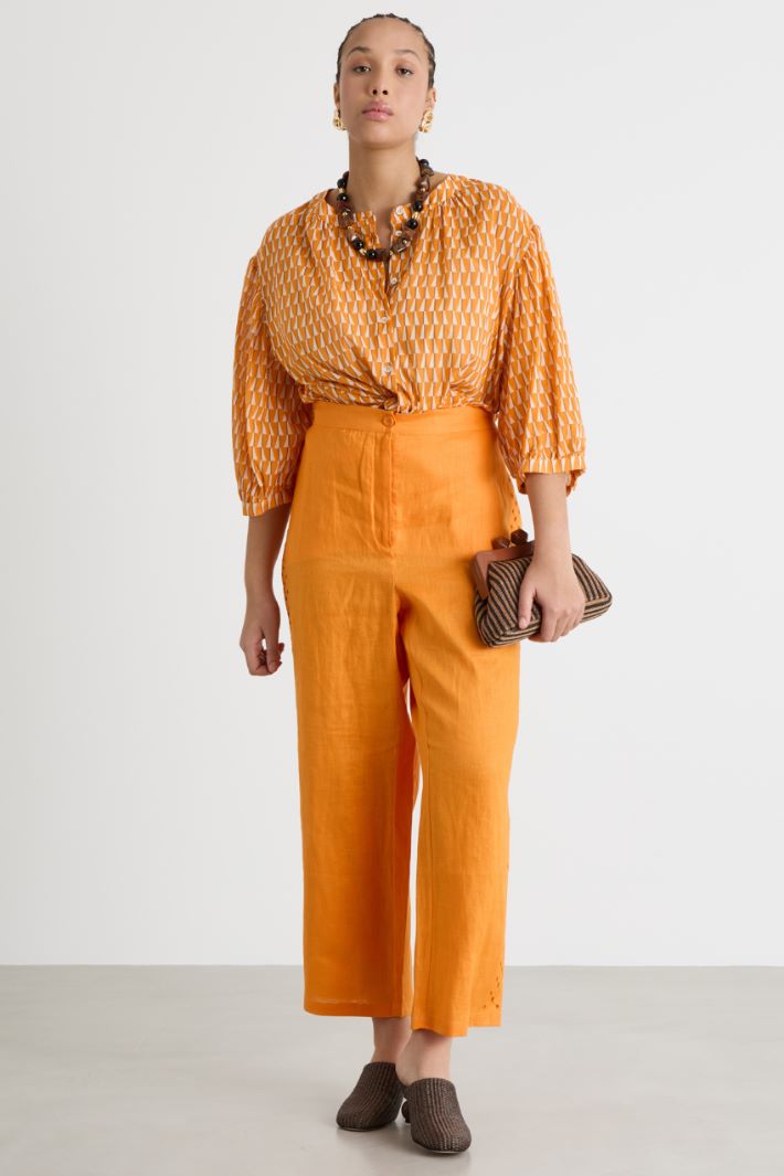 Camicia in voile con top Intrend