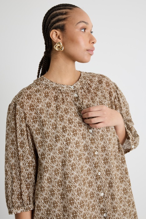 Camicia in voile con top