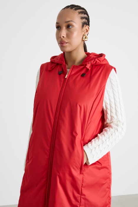 Gilet in tela tecnica antigoccia