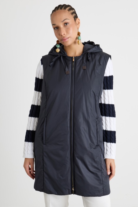 Gilet in tela tecnica antigoccia