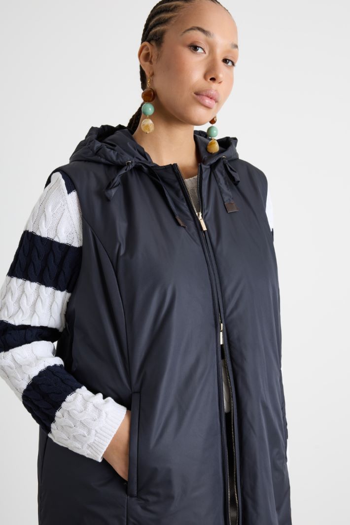 Water-repellent technical canvas gilet Intrend - 3