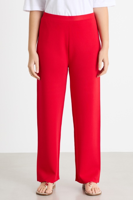 Pantaloni in maglia di viscosa