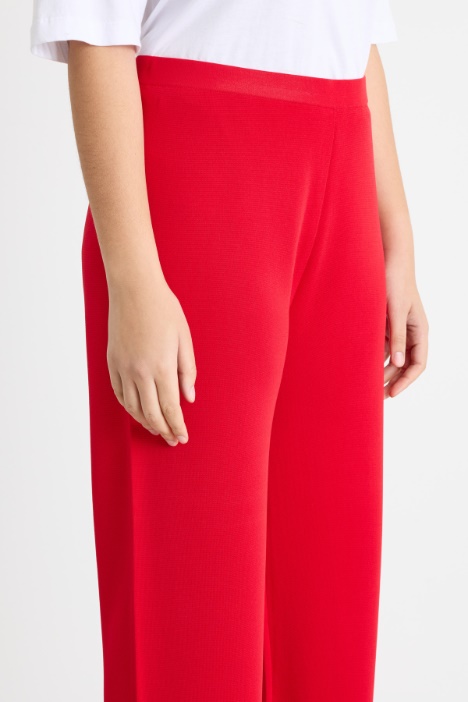 Pantaloni in maglia di viscosa