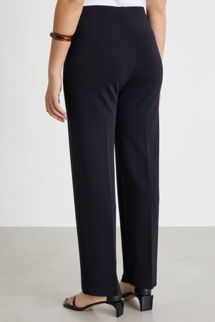Pantaloni in maglia di viscosa Intrend - 4