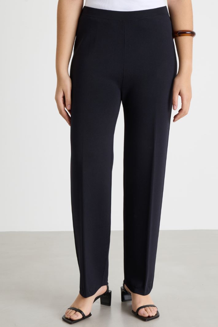 Pantaloni in maglia di viscosa Intrend - 2