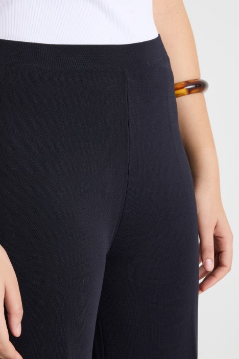 Pantaloni in maglia di viscosa