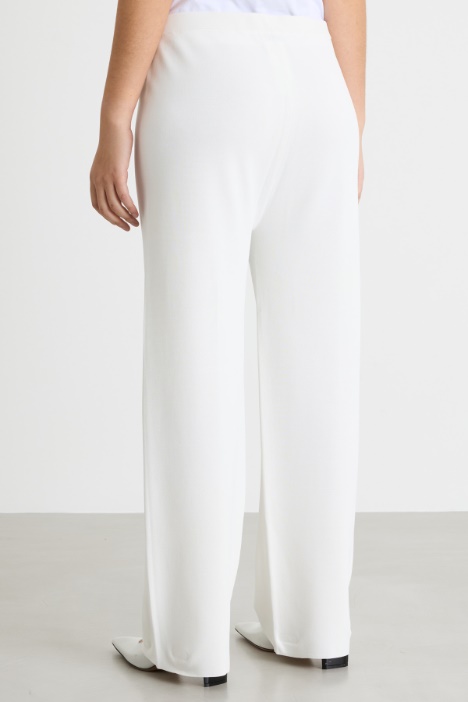 Pantaloni in maglia di viscosa