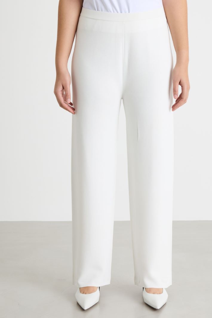 Pantaloni in maglia di viscosa Intrend - 2