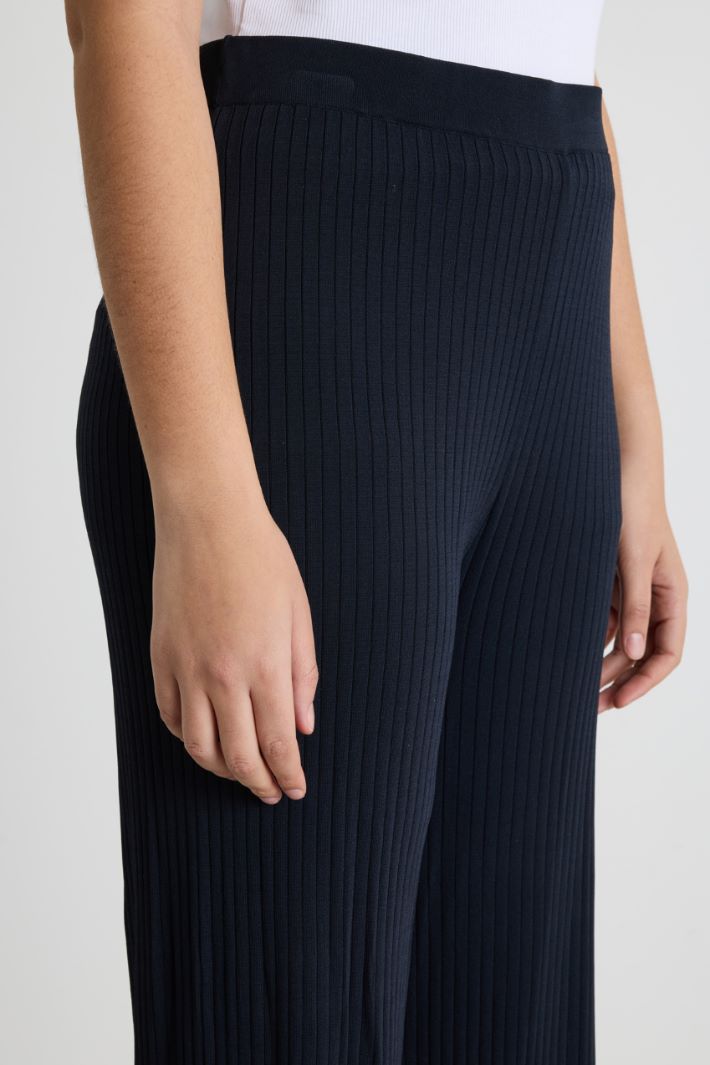Pantalone in maglia a coste Intrend - 3