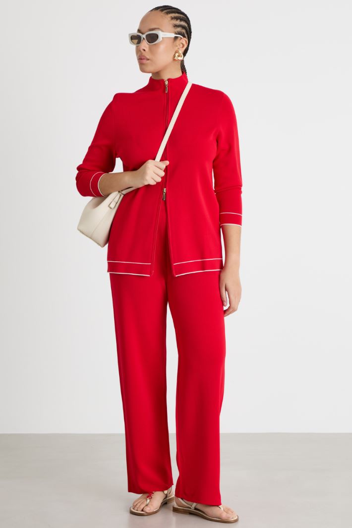 Cardigan con zip Intrend