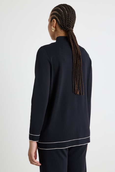 Cárdigan con cremallera