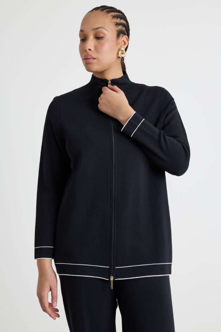 Cardigan con zip Intrend - 2