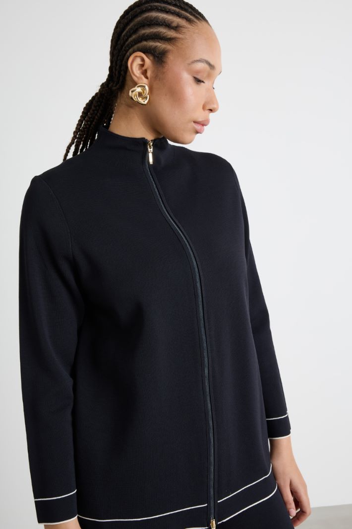 Cardigan con zip Intrend - 3